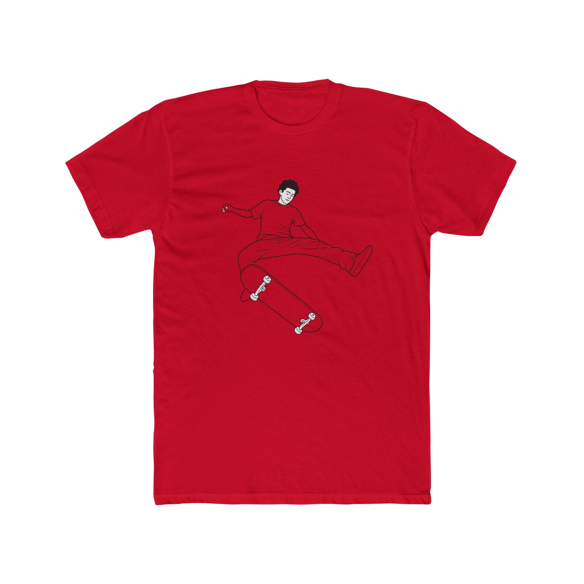 Kickflip Skateboard Silhouette T-Shirt