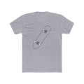 Skateboard bottom  Silhouette Cotton Tee — Skateboard Graphic T-Shirt