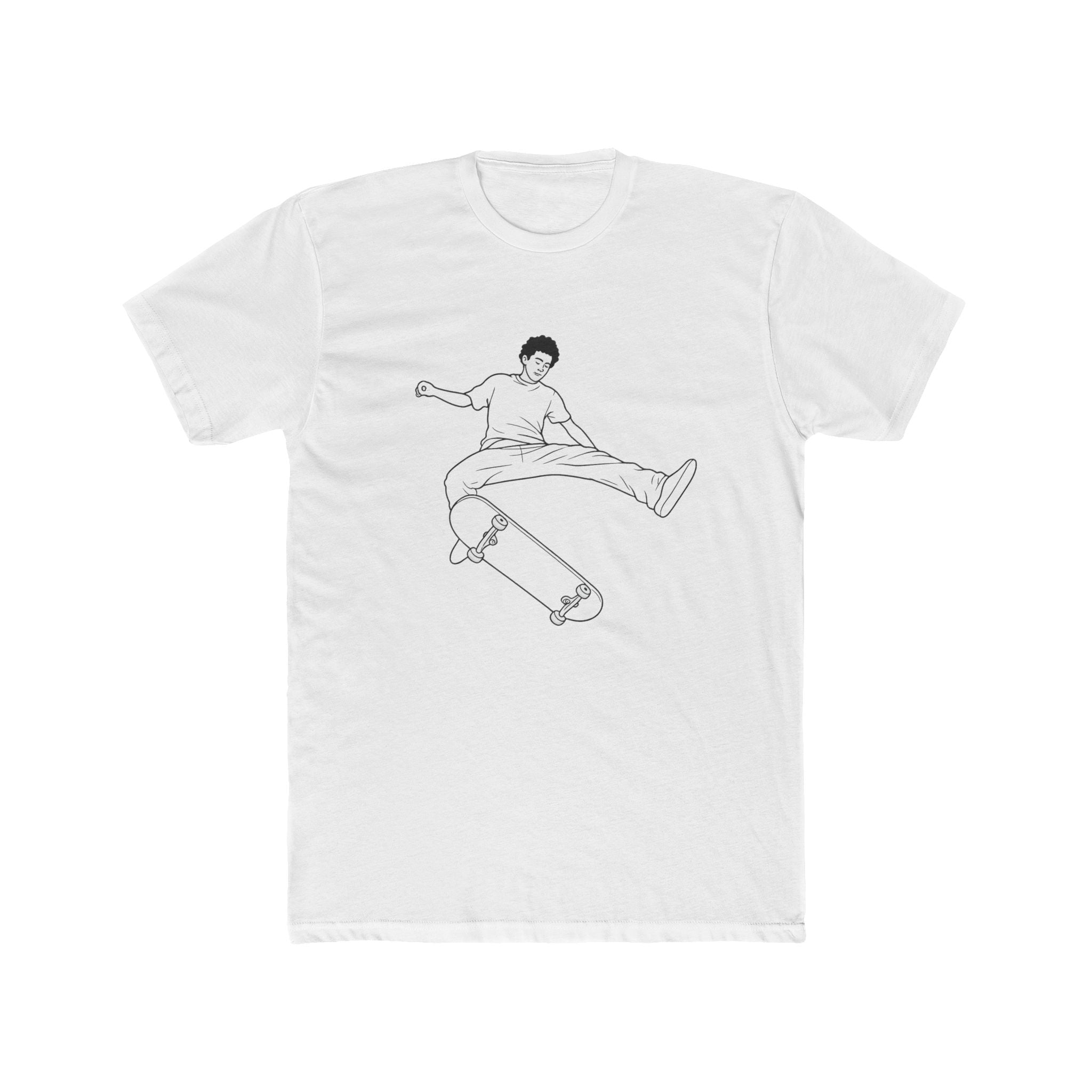 Kickflip Skateboard Silhouette T-Shirt
