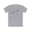 Skateboard Side Tilt Silhouette Cotton Tee — Skateboard Graphic T-Shirt