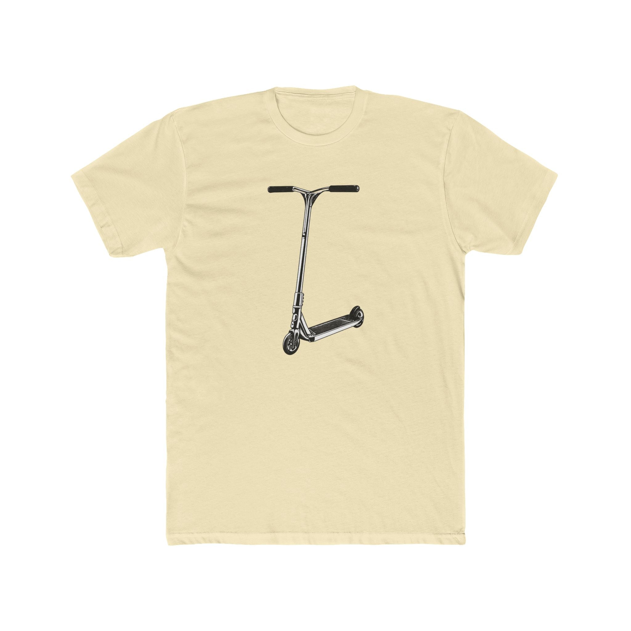 Scooter Outline Side Graphic Tee — Side View Scooter T‑Shirt