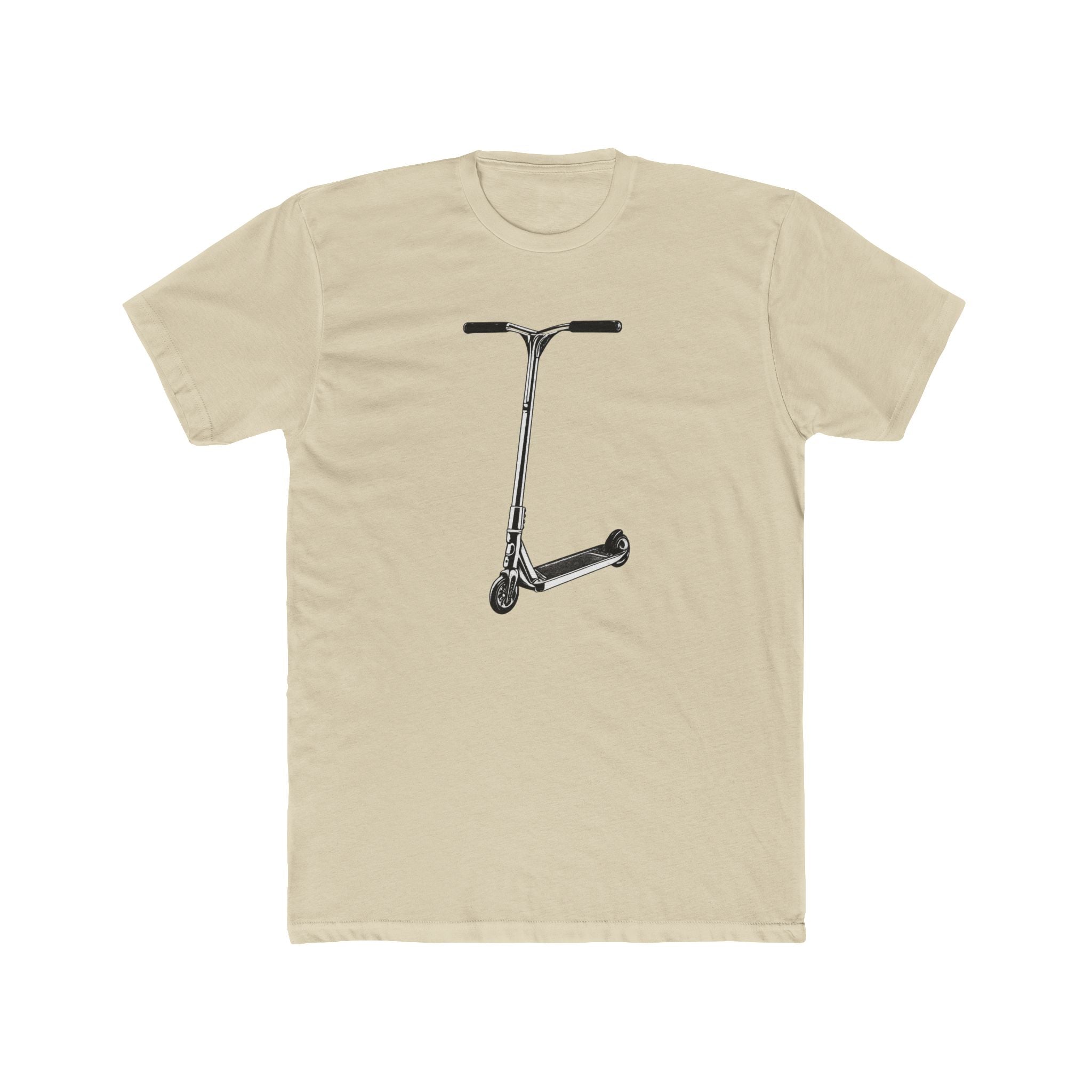 Scooter Outline Side Graphic Tee — Side View Scooter T‑Shirt