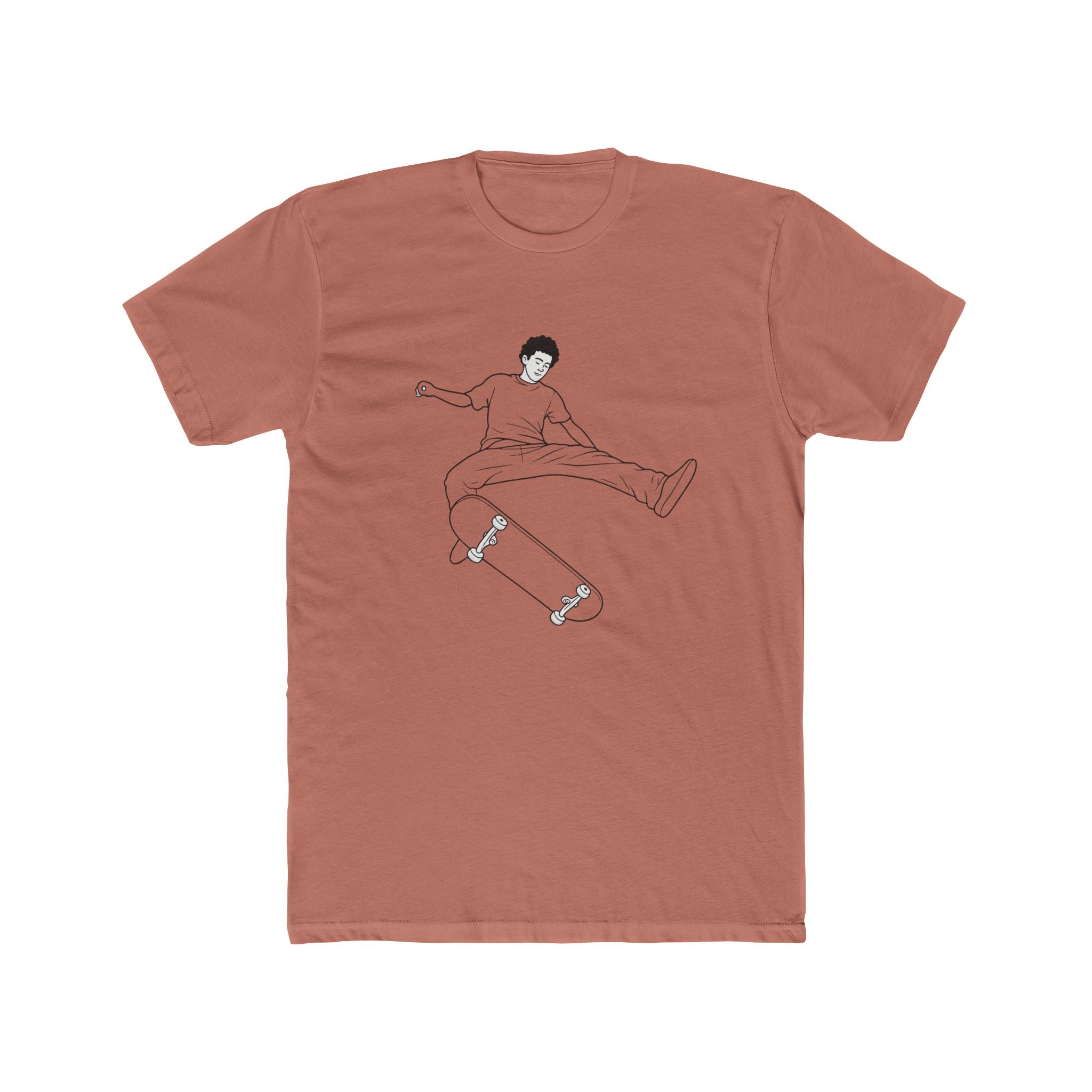 Kickflip Skateboard Silhouette T-Shirt