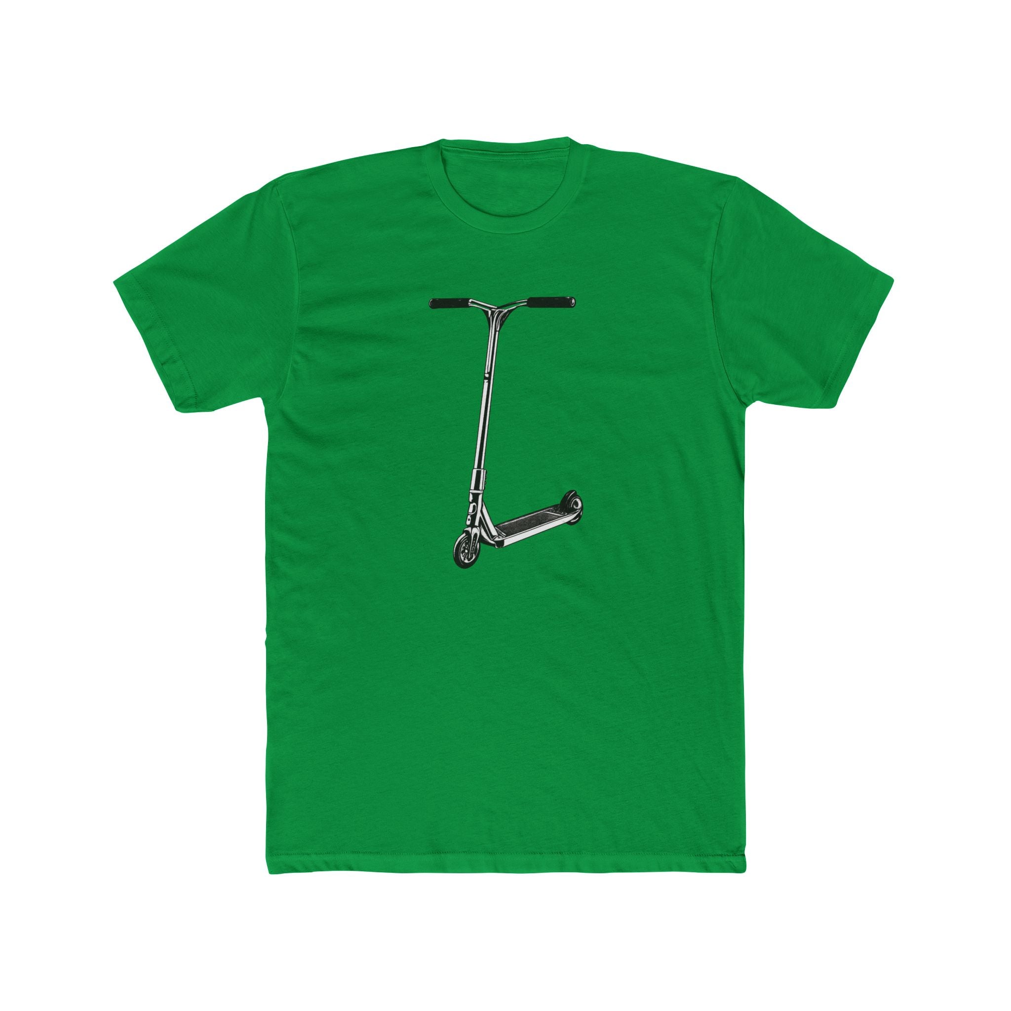 Scooter Outline Side Graphic Tee — Side View Scooter T‑Shirt