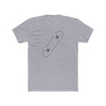 Skateboard bottom  Silhouette Cotton Tee — Skateboard Graphic T-Shirt