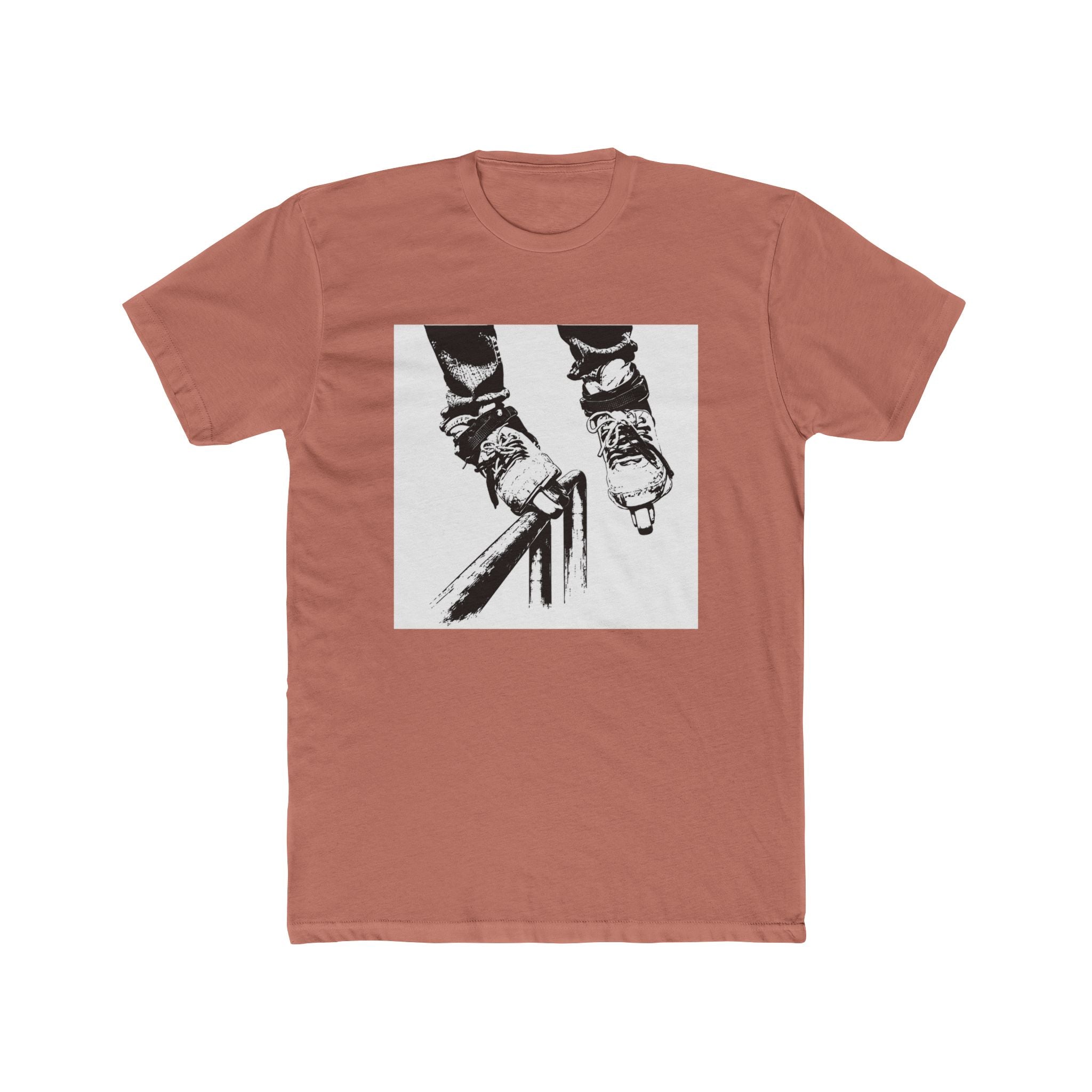 Rollerblade Rail Grind Tee — Silhouette Inline Skating Graphic Shirt
