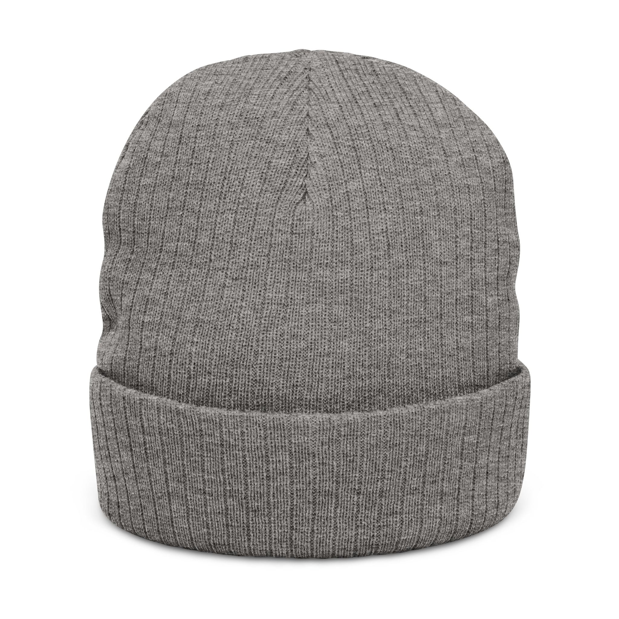 Skate & Destroy Embroidered Beanie — Ribbed Knit Skateboard Winter Hat