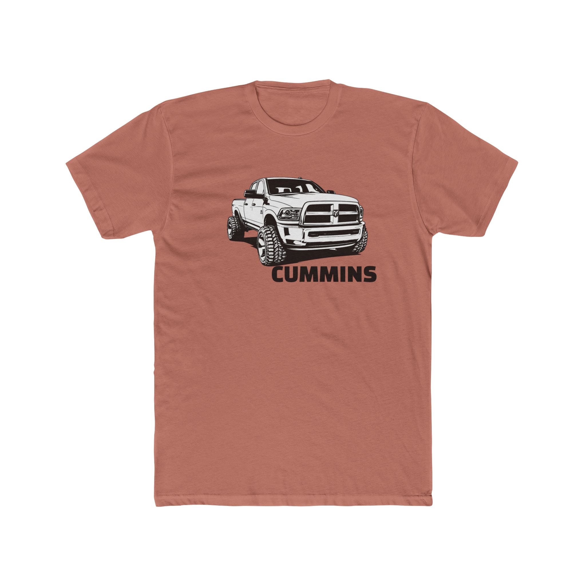 Cummins  2500 Lifted Truck Outline Crew Tee