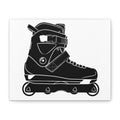 Aggressive Skate Side Matte Canvas Print — Stretched 1.25"
