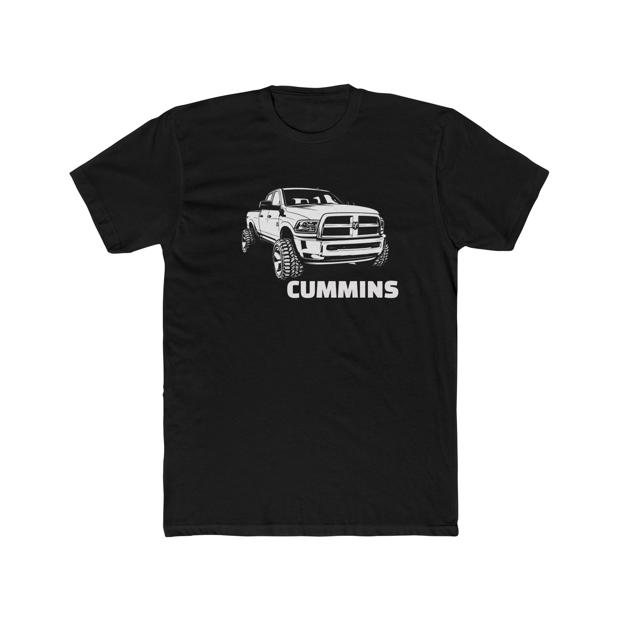 Cummins  2500 Lifted Truck Outline Crew Tee
