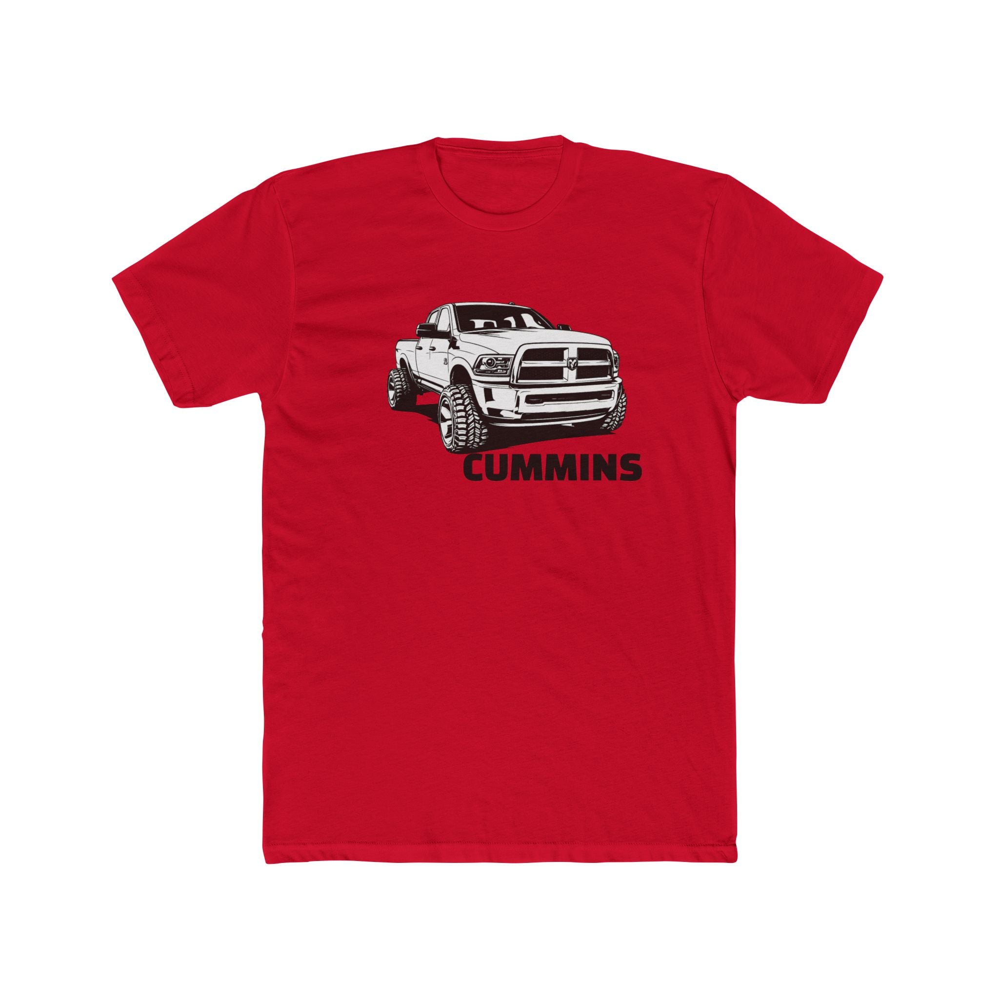 Cummins  2500 Lifted Truck Outline Crew Tee